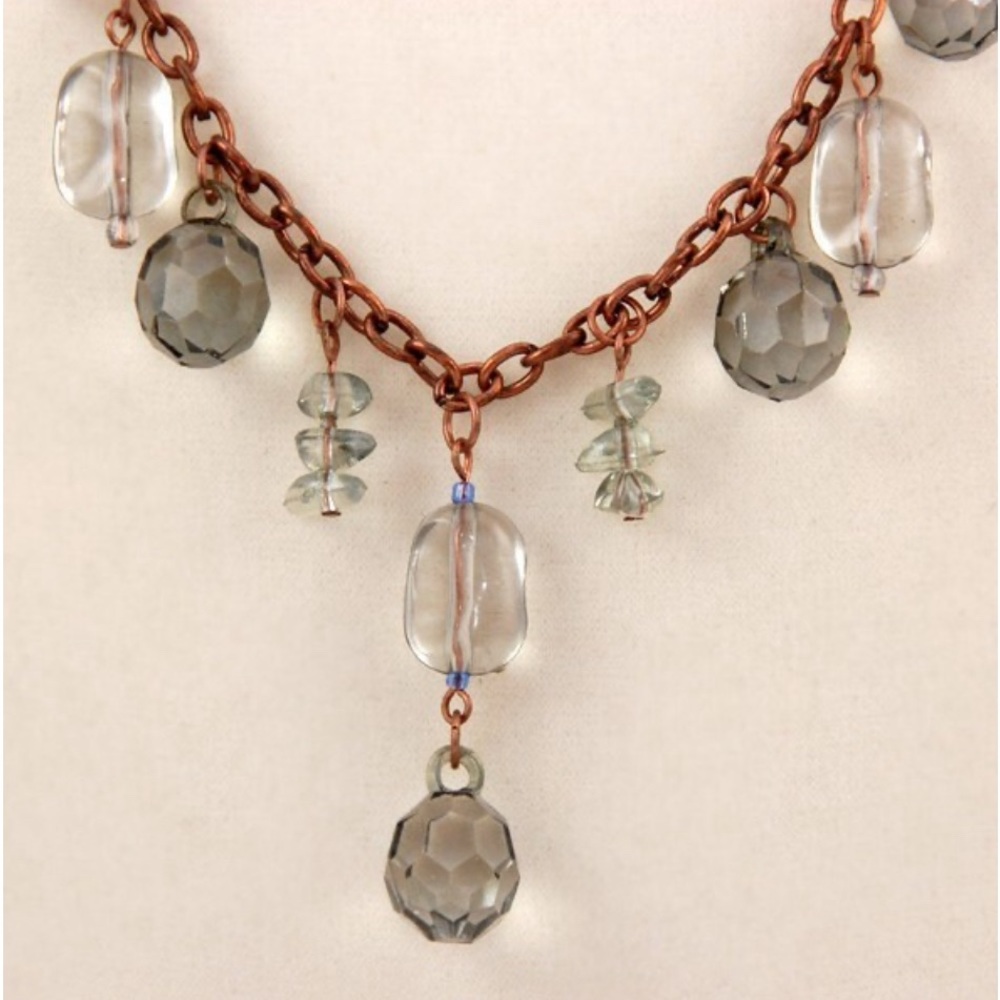 Vintage Lucite Beaded Necklace - Picture 2 of 3